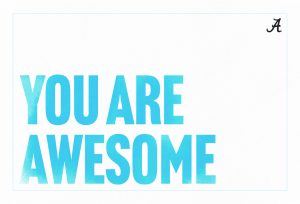 graphic saying you are awesome